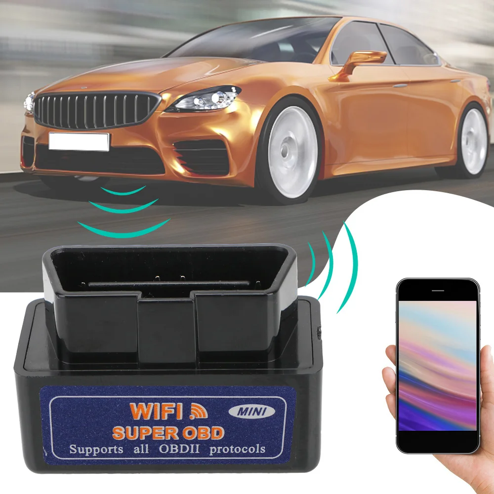 

Считыватель кодов ELM327 OBD2 с поддержкой Wi-Fi