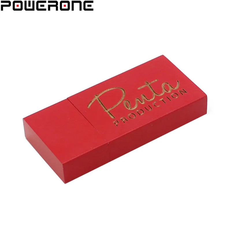 POWERONE 10 цветов (1 шт. Бесплатный Пользовательский логотип) USB 2 0 деревянный