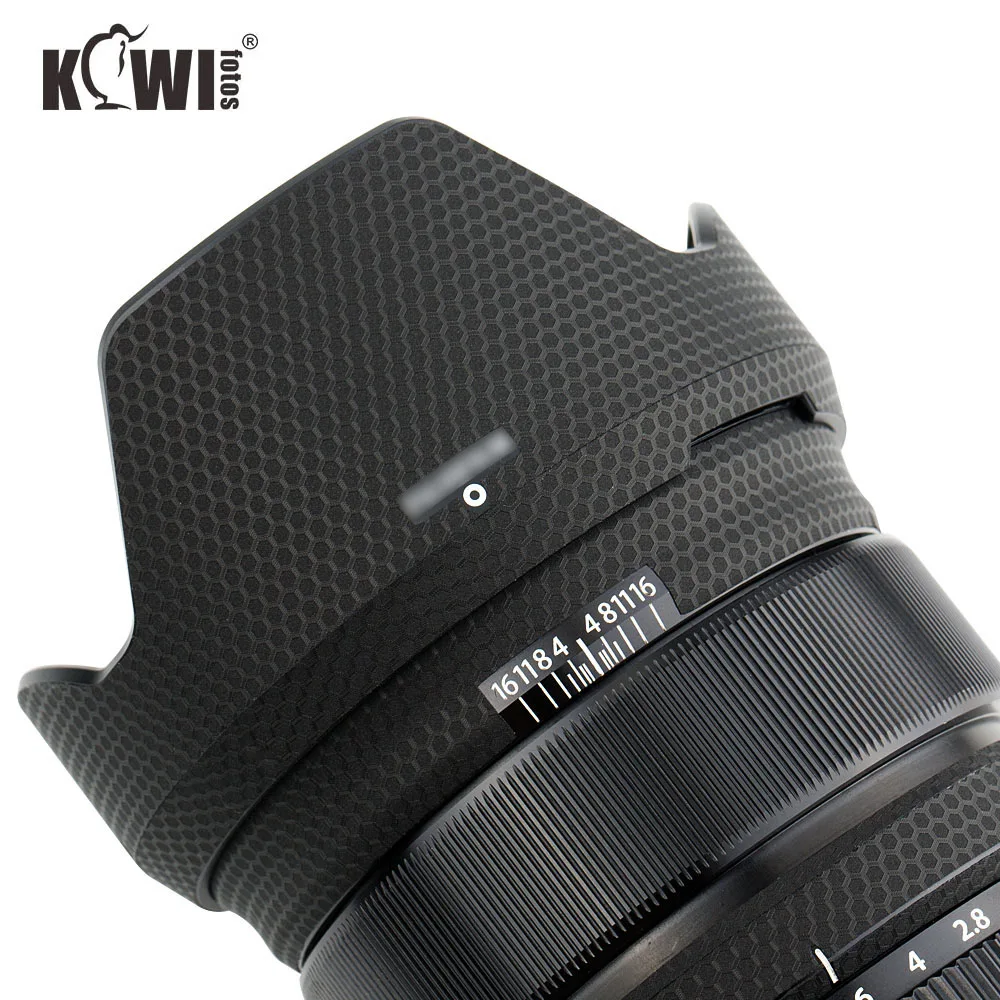 KIWIFOTOS Противоскользящий чехол для объектива и крышки защитный FUJIFILM XF 16 мм f/1 4 R WR