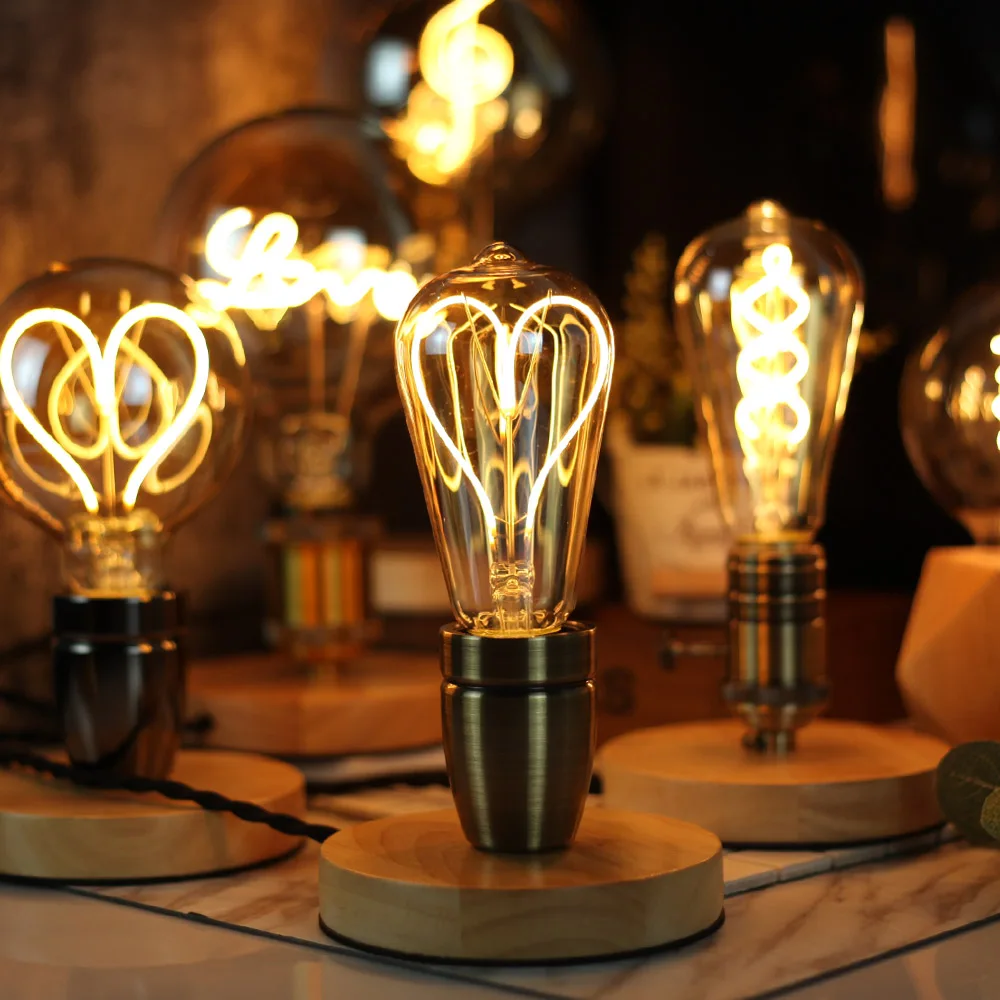 TIANFAN светодиодные лампы винтажный светильник Светодиодная лампа накаливания 4 Вт