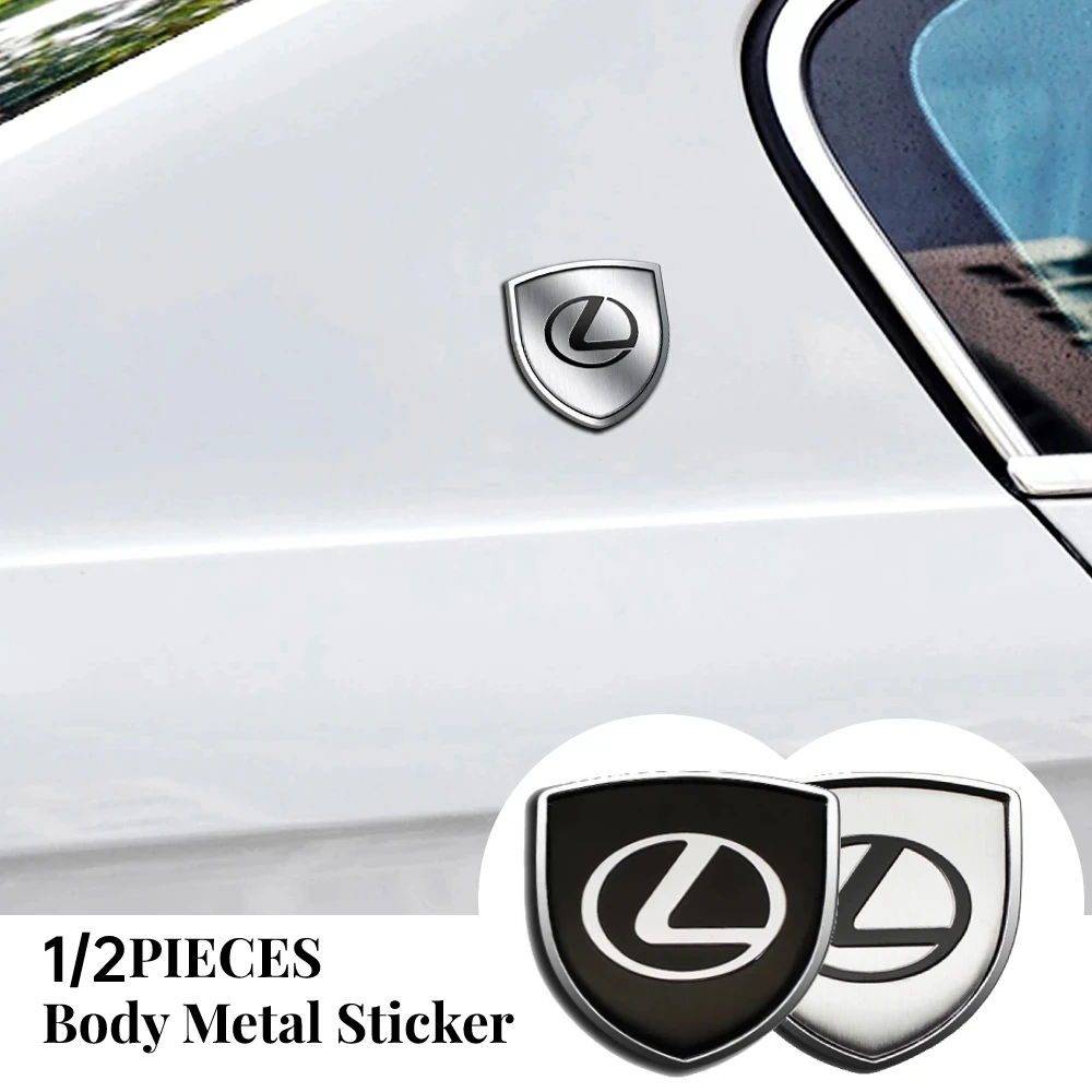 

Metal Car Styling Badge Body Decal Fender Trunk Sticker Decor For Lexus GS300 GS350 RX300 RX330 IS200 IS250 GX470 CT200H NX200