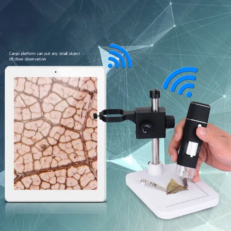 

2020 New 1000X WIFI Digital Microscope Camera Magnifier 8LED for Phone Tablet