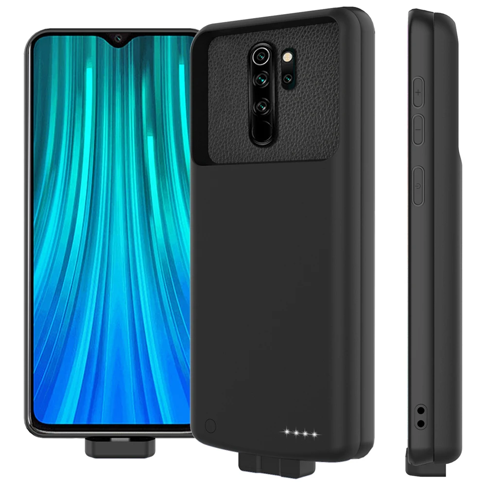 KQJYS 7000 мАч Внешний внешний аккумулятор для Redmi Note 8, чехол для питания, чехол для аккумулятора, внешний аккумулятор для Xiaomi Redmi Note 8 Pro