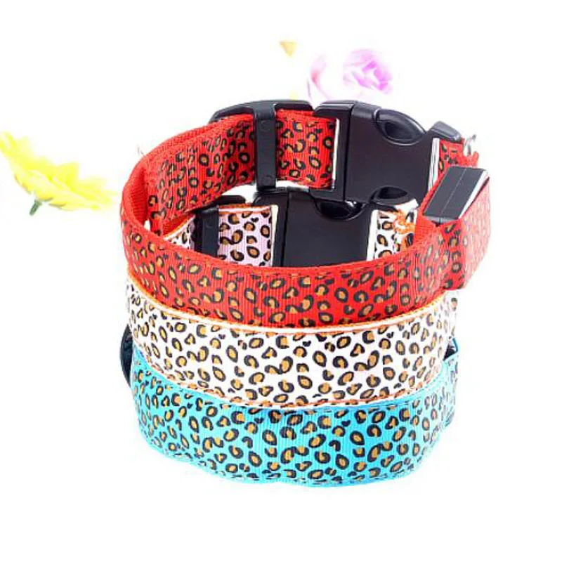 Светодиодный ошейник для домашних животных безопасная Ночная подсветка