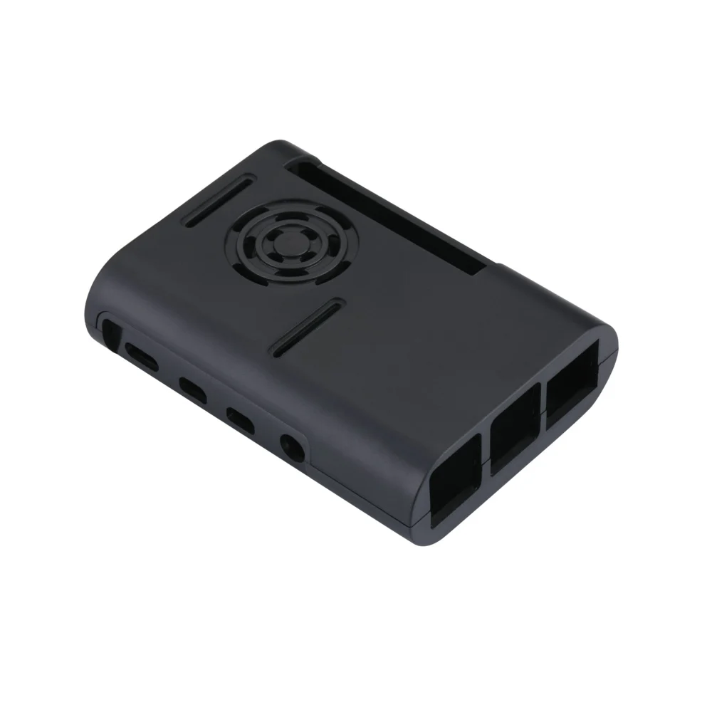 Чехол Raspberry Pi 4 ABS с вентилятором черный прозрачный корпус корпуса для RPI Model