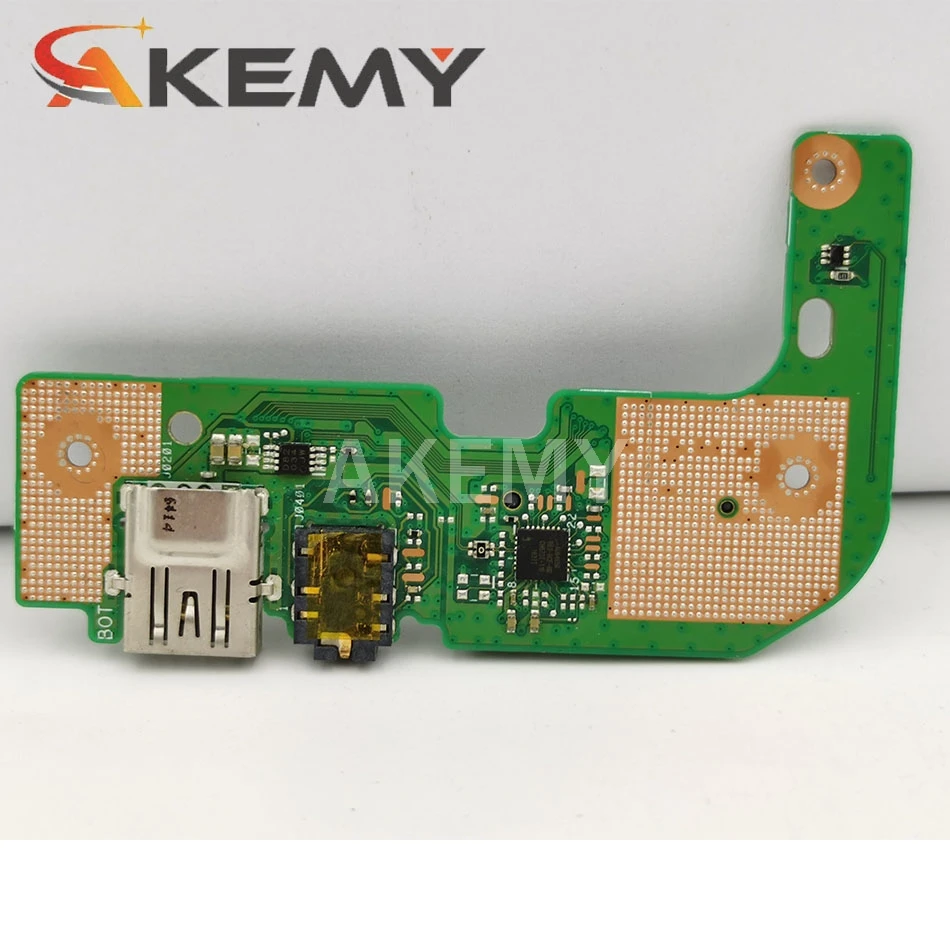 

Akemy Original For ASUS X555 X555DG USB IO AUDIO CARD READER BOARD REV:2.0 With Cable MB 100% Tested Fast Ship