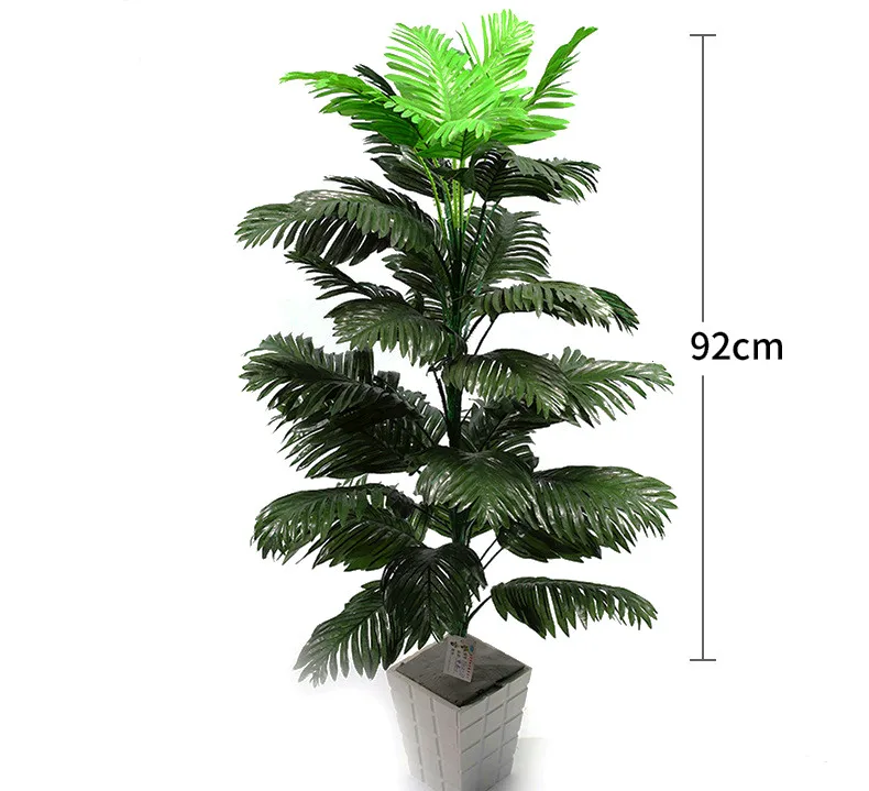 Искусственные Большие тропические растения 80-95 см искусственные пальмовые