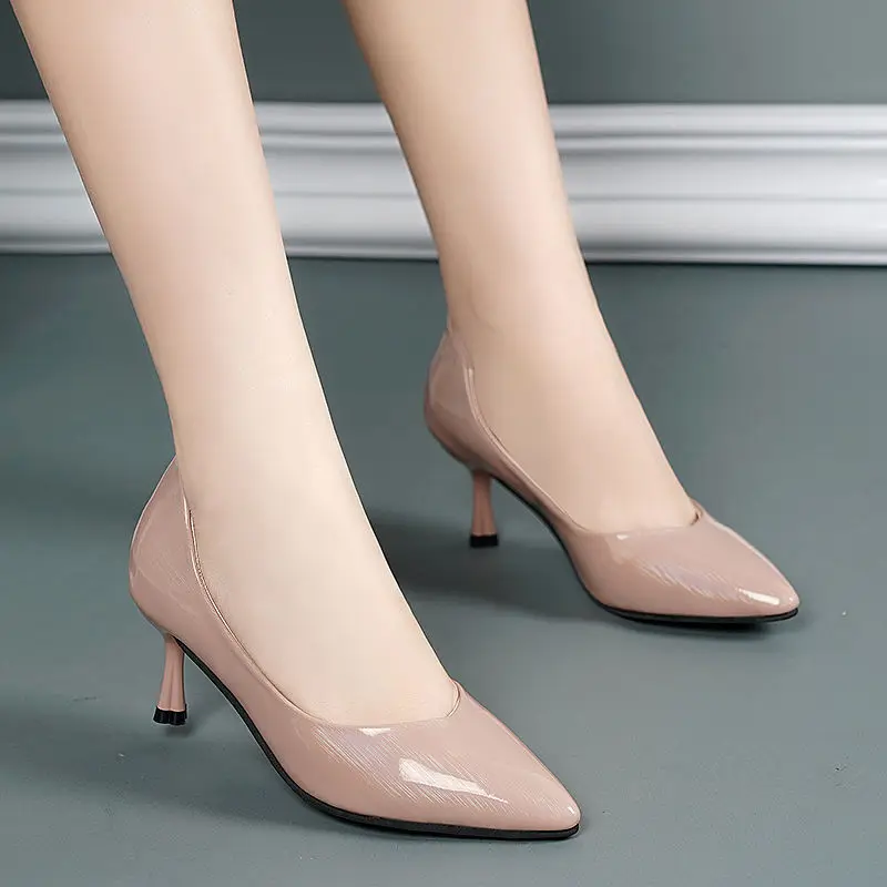 

Туфли Cresfimix женские, заостренный носок, высокий тонкий каблук, модная повседневная обувь для вечеринок, B5989