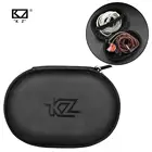 Овальная сумка для хранения наушников, черная портативная коробка для хранения для KZ AS10 ZS10 ZST ES4 EDR1 ED9