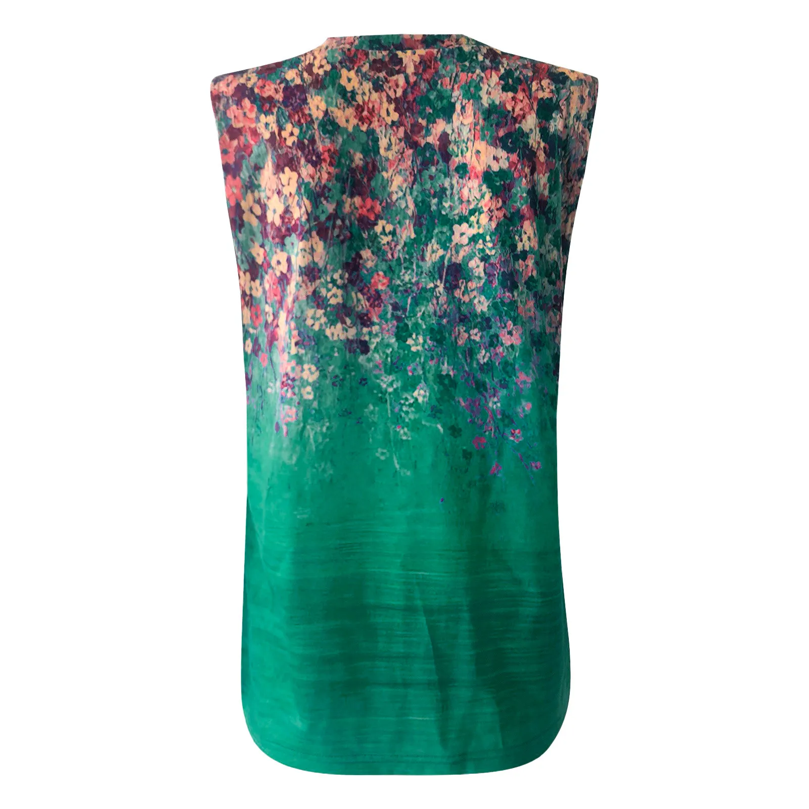 

Women Casual Fashion V-neck Printed Sleeveless Top Blouse Tank Camisole