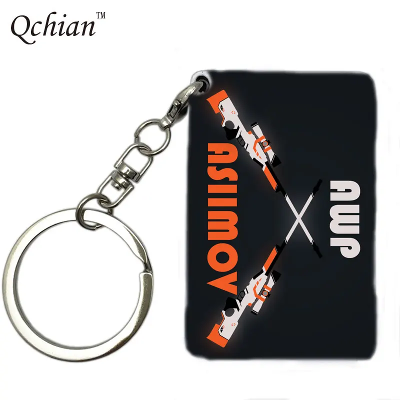 Брелок для ключей из нержавеющей стали CSGO популярный брелок с принтом Counter Strike CS GO