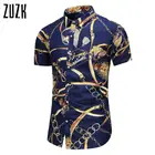 20 Цвета мужские летние новые модные с короткими рукавами футболки для мужчин повседневная одежда размера плюс пляжные Гавайские рубашки M- 7XL рубашка