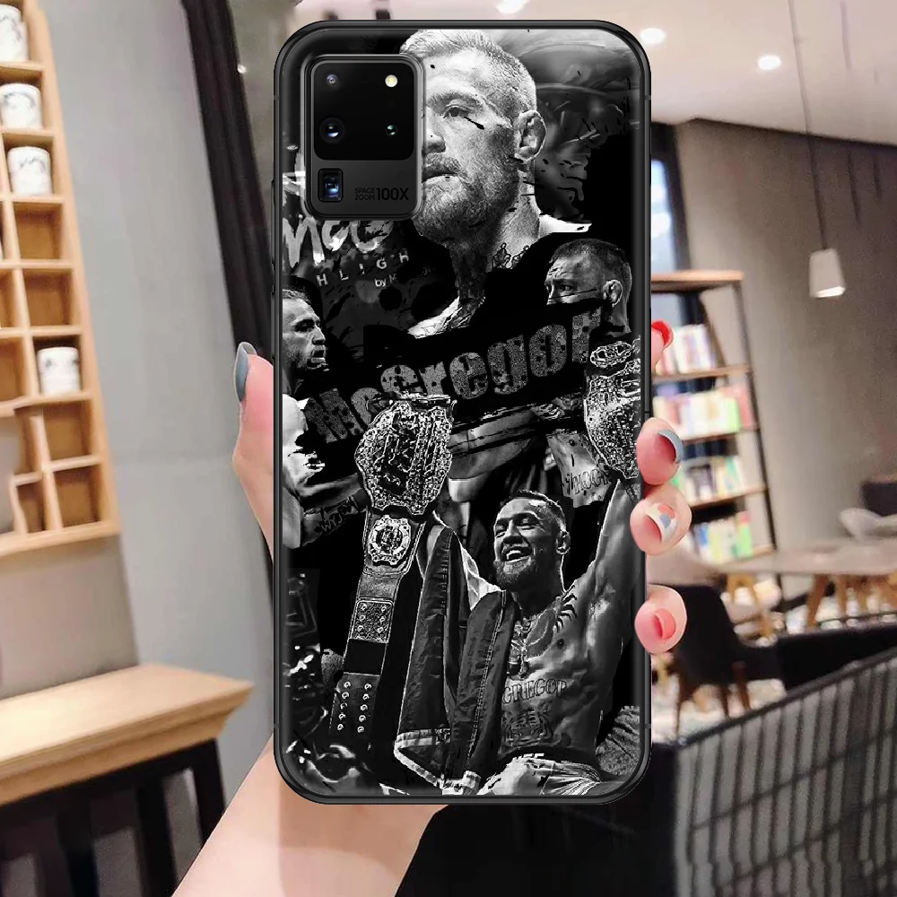 Чехол Conor McGregor для Samsung Galaxy Note 4 8 9 10 20 S8 S9 S10 S10E S20 Plus UITRA Ультрачерный чехол из ТПУ -