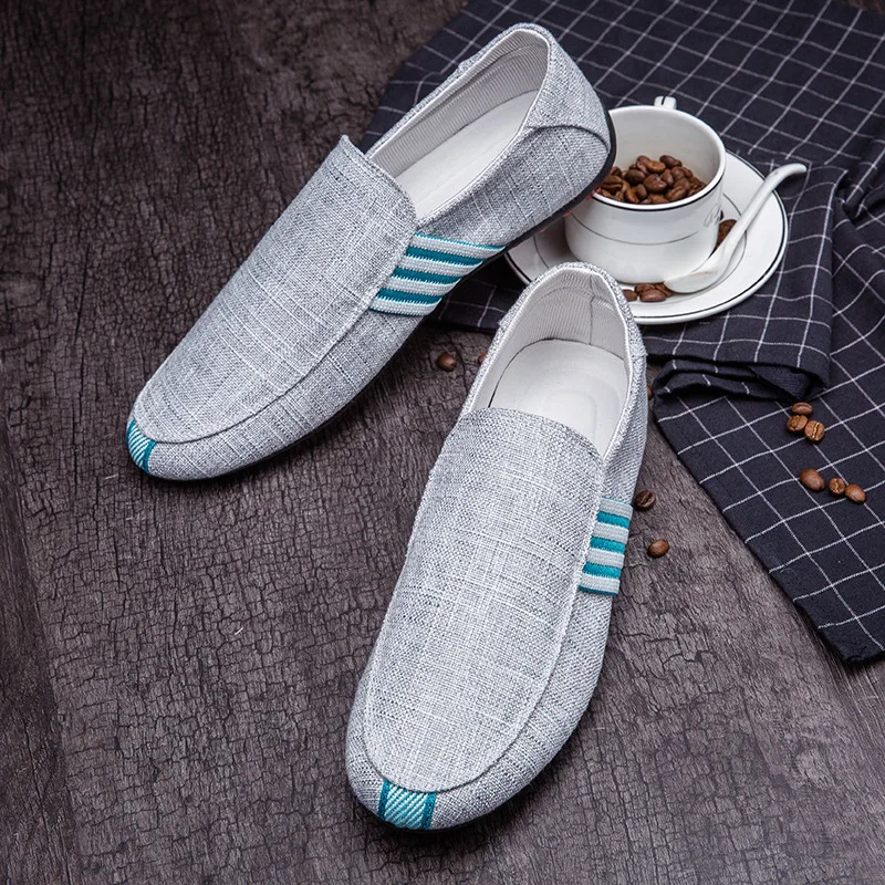 

Mazefeng Spring Summer Men's Loafers Comfortable Flat Casual Shoes Men Breathable Slip-On Soft Leather Driving Shoes Moccasins