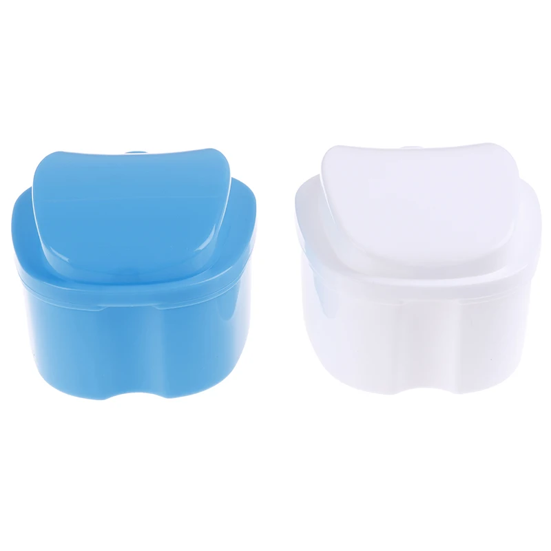 Hot Sale 1PC Cleaning Teeth Case Dental Container False Storage Box Denture Boxs |