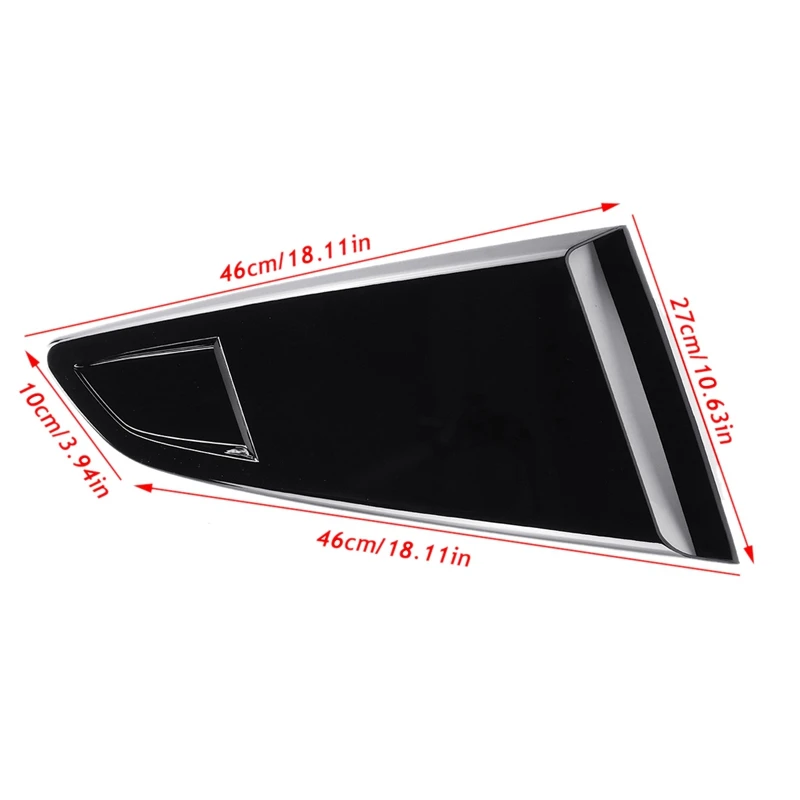 1 пара боковое окно автомобиля четверть заднего жалюзи ковш боковой