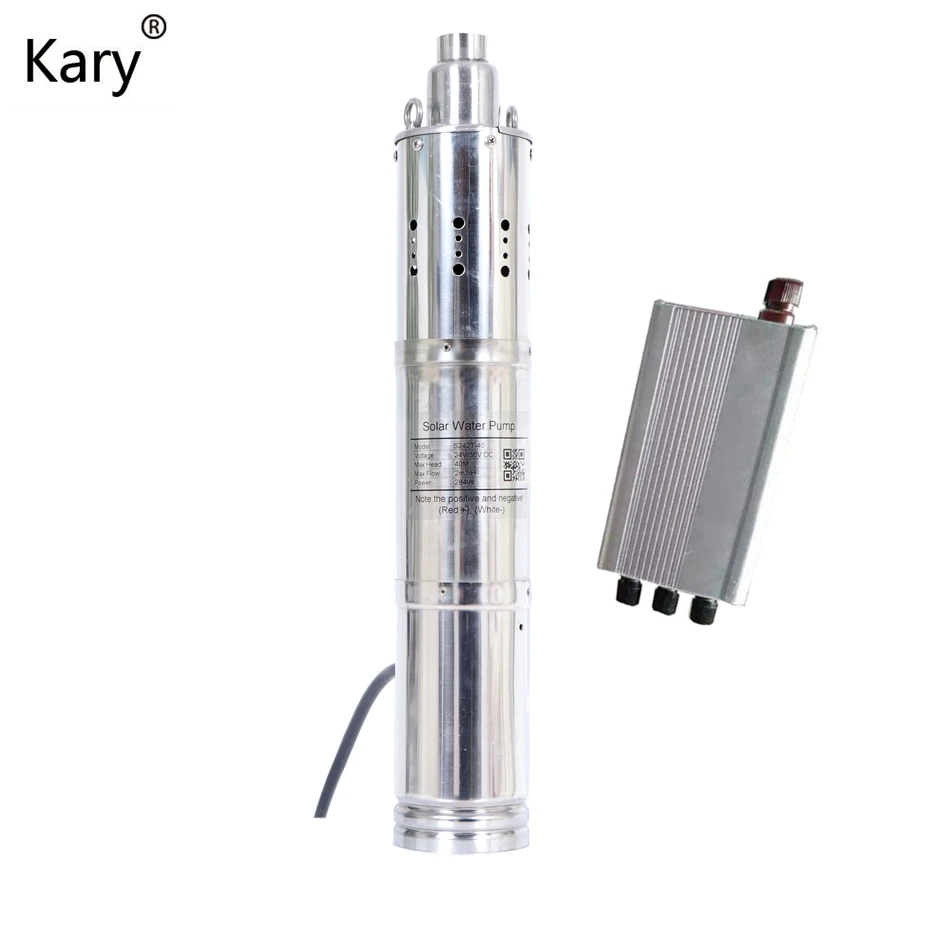 

Kary 48V 3.5 inches dc pump max lift 120m good quality solar powered irrigation water pump irrigation system