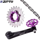 ZTTO MTB односкоростной групповой набор кассета Cog 1-скоростная цепь фиксация комплект шестерней 16T 17T 18T 19T 20T 21T 22T 23T для велосипедной звездочки K7