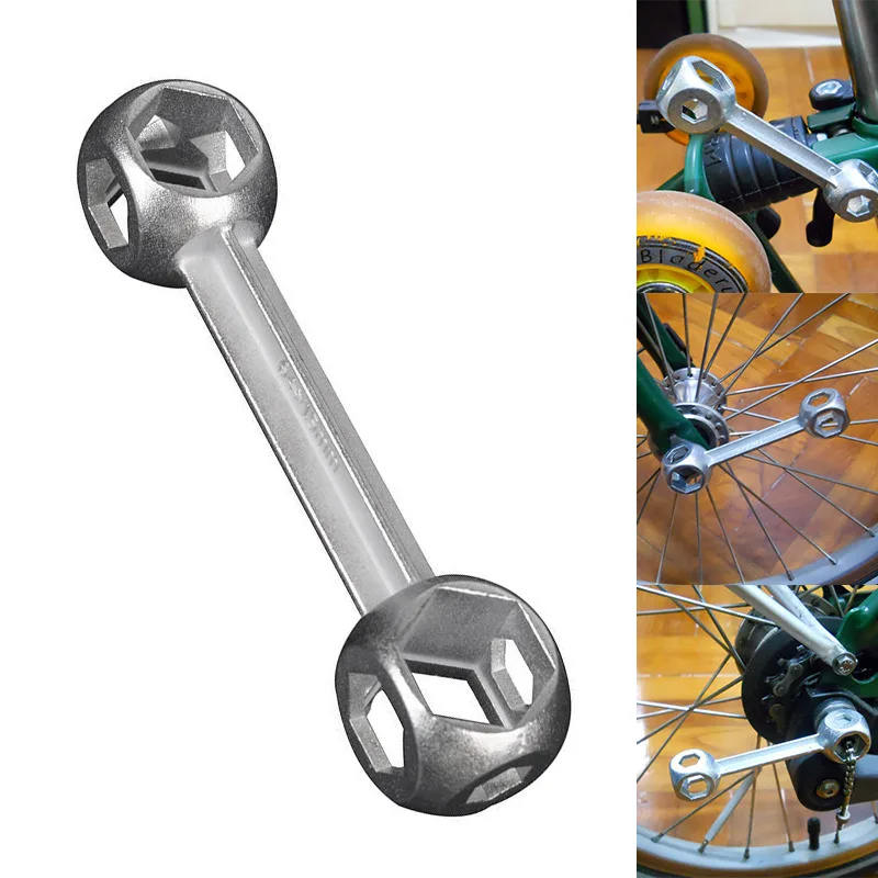 

10 Hexagon Holes Wrench Tools For Bicycle Repair Wrench Cycling Screwdrivers Zinc Alloy Bicycle Repair Tools