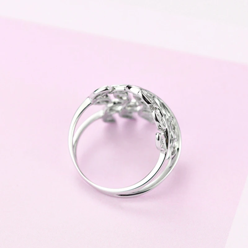 Кольцо женское из белого золота 14k с изумрудом 0 5 CTW натуральным бриллиантом G/SI |