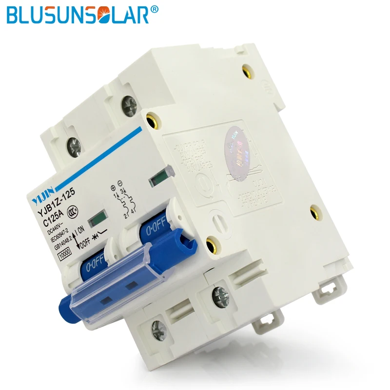 (2 шт./партия) 2 P 125A DC 440V SOLARB Солнечная энергия фотогальваническая PV Мини