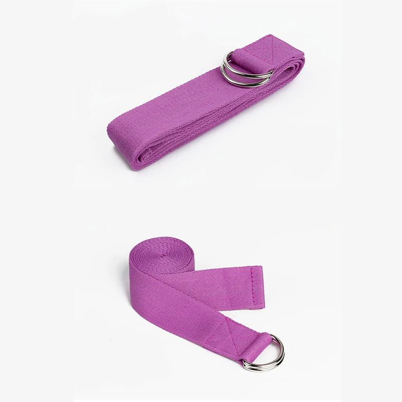 

Fitness Exercise Gym Rope Waist Leg Resistance Assist Fitness Training Tools Yoga Belt Elastic Strap Multi-Colors D-Ring Belt