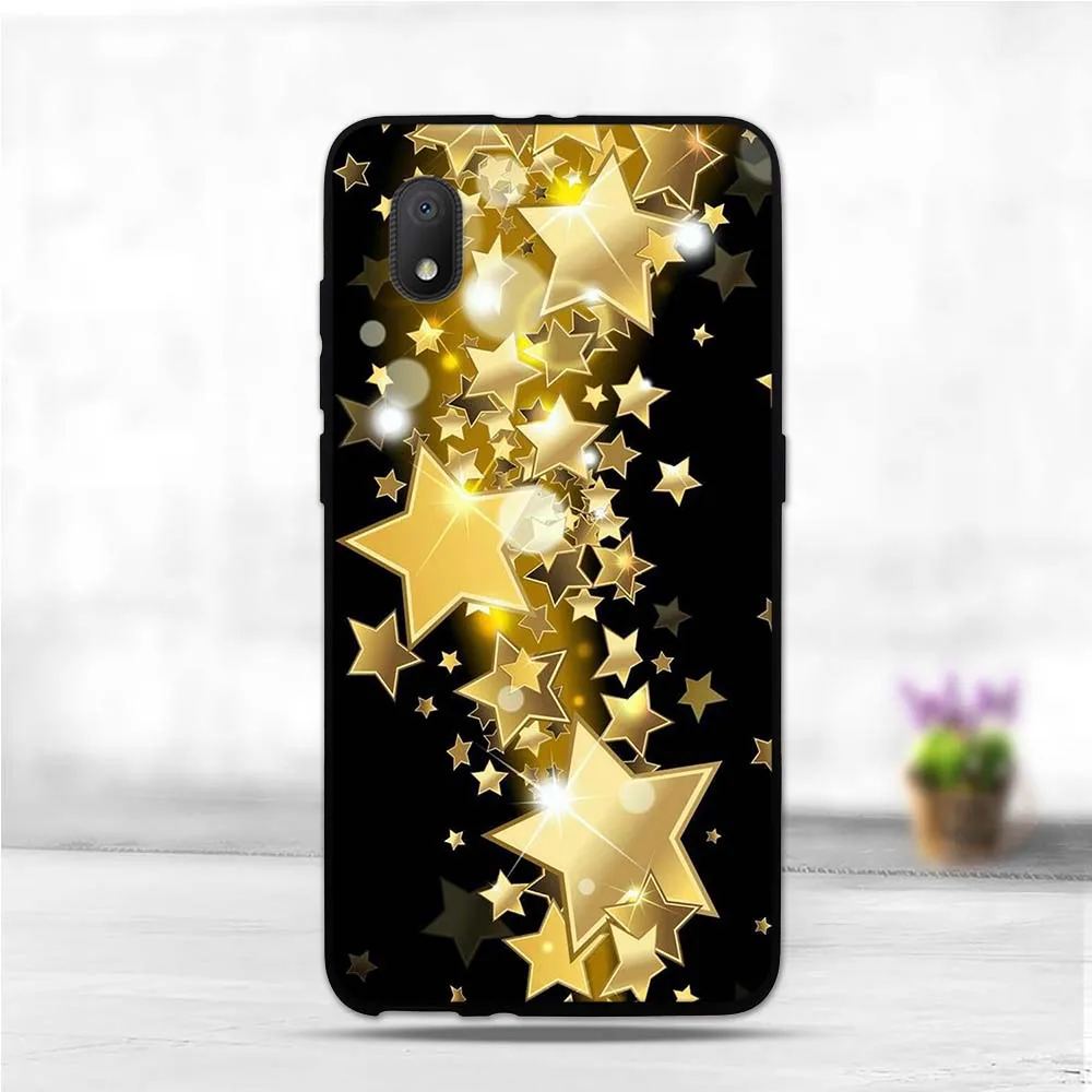 For alcatel 1B 2020 5002D Case Cover For alcatel 1B 1A 2020 Phone Case Black Silicone Soft TPU back Cover Luxury Animals Bumper