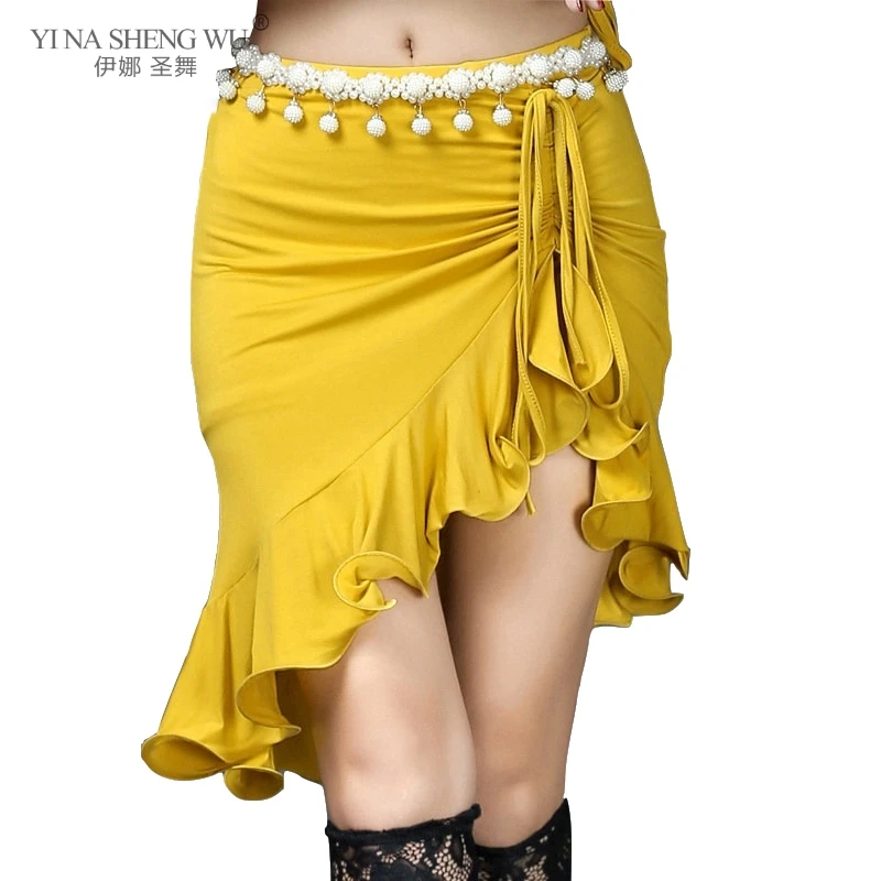 Женский костюм для танца живота короткая юбка из спандекса Аксессуары