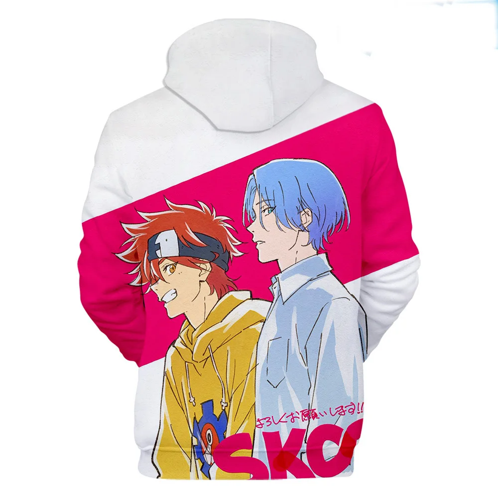 

Anime SK8 The Infinity Reki Miya Langa Cosplay Costume Pants Sweater SK EIGHT Full Set Sweatshirt Hooded Plus Size Top Clothing