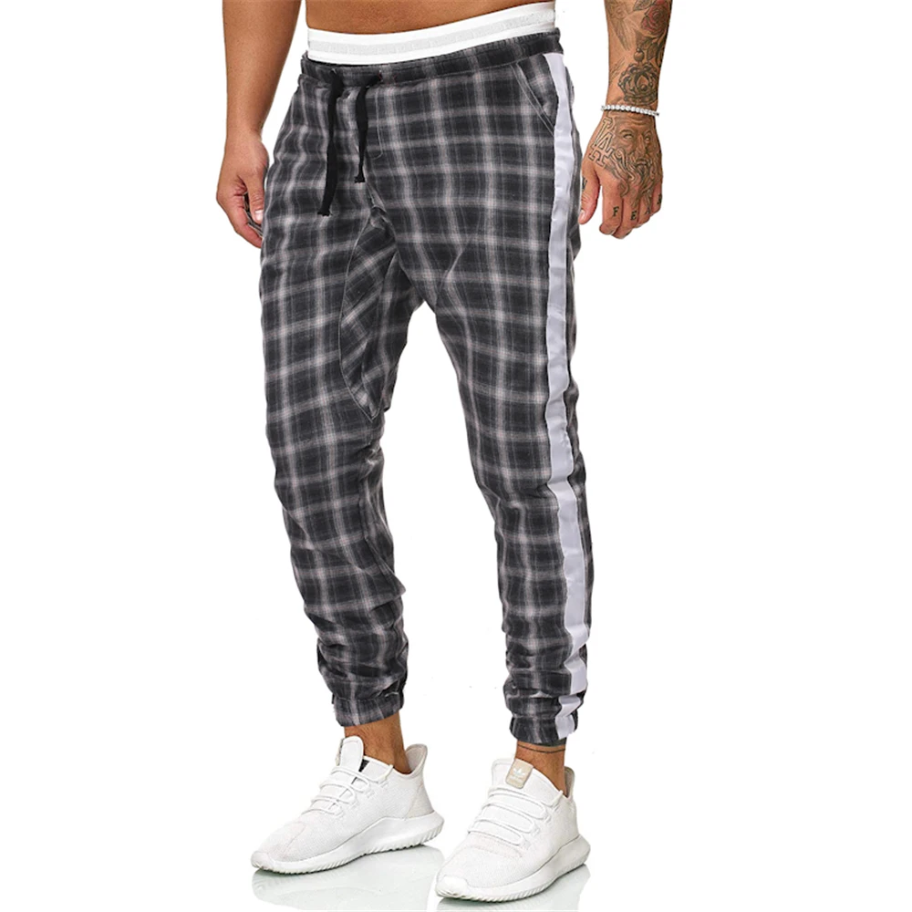 

Men's Autumn/winter New Arrival Men's Fashion Plaid Trend Casual Pants