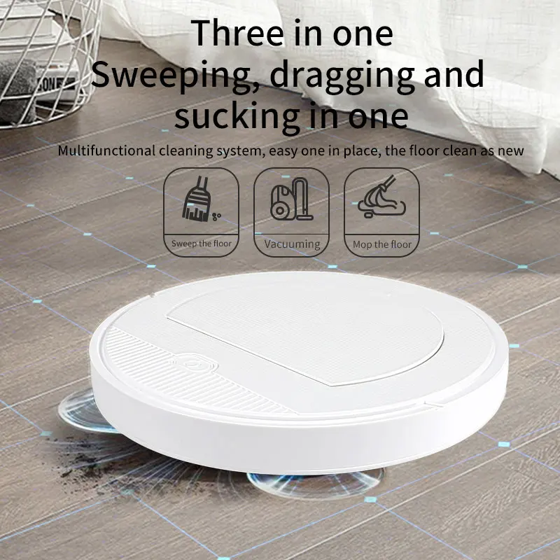 RS8 Robot Vacuum Cleaner Intelligent App Control Automatic Dust Removal Multifunctional Cleaning Sweeper | Бытовая техника