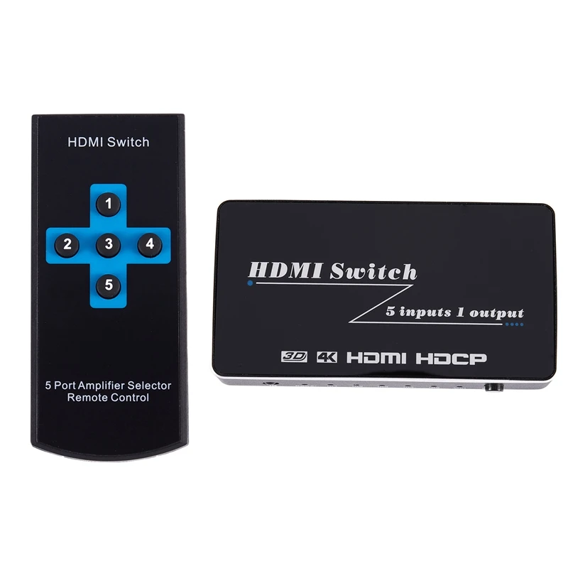 4K 60Hz Hdmi 2 0 переключатель 5 портов в 1 выход 5X1 1080P конвертер видео коммутатор для Hdtv