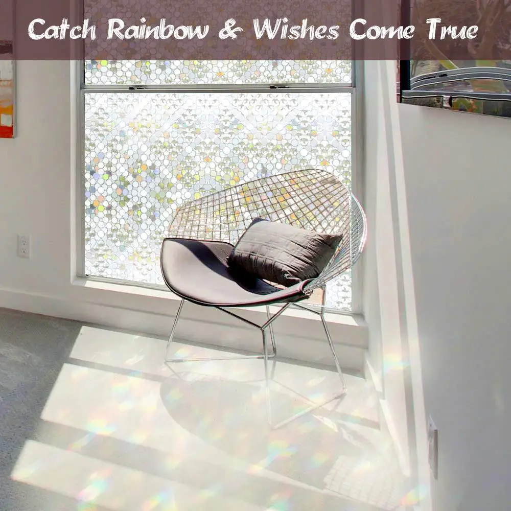 3D воздушно-пузырьковая оконная пленка Конфиденциальная декоративная травленная