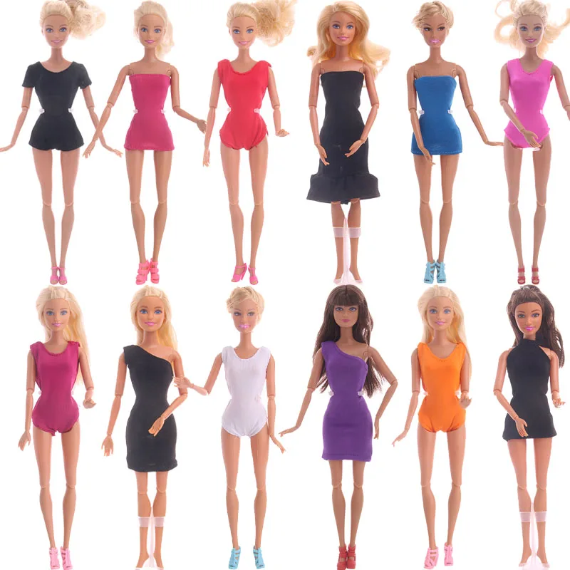 12 видов стилей однотонная облегающая юбка купальник нижнее белье для 11 дюймов 26 28