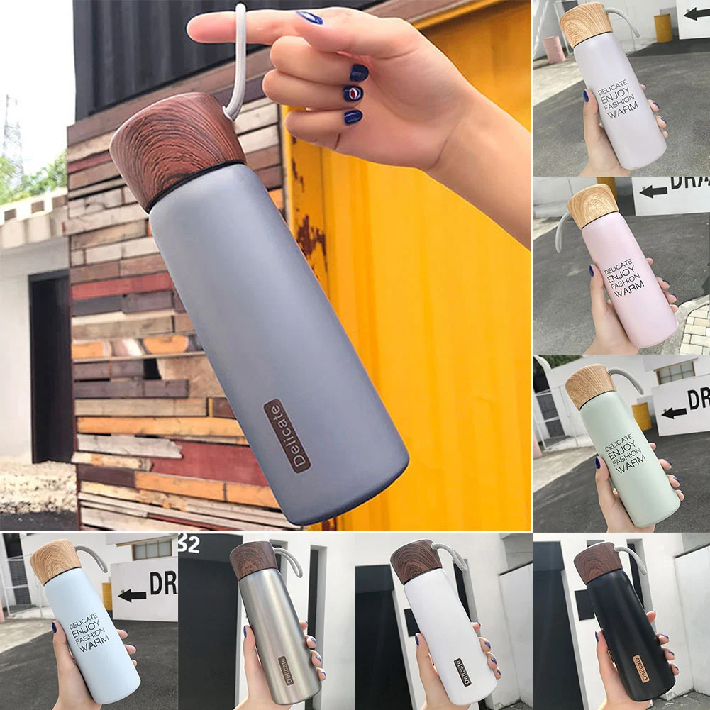 500 мл портативная вакуумная колба Термокружка для чая кофе супа бутылка воды