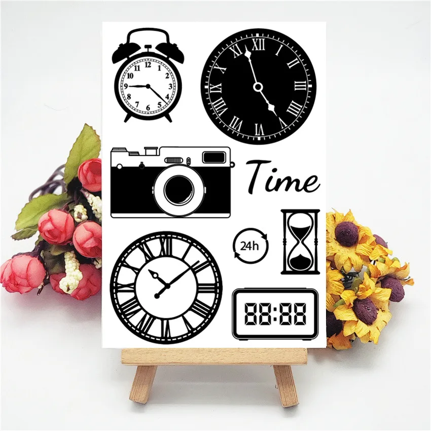 11x16 см часы могут быть прозрачный уплотнение прозрачные наклейки силиконовый