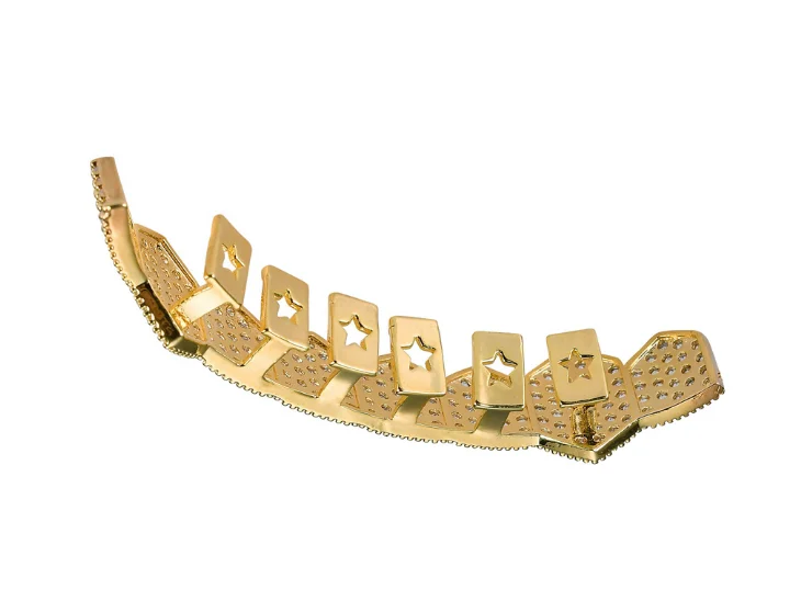 В стиле хип-хоп Fang декоративные Зубные коронки микро проложить кубический циркон