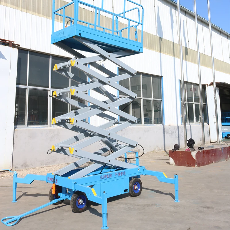 Scissor Lift 6m Hydraulic Electric Platform Aerial Work |