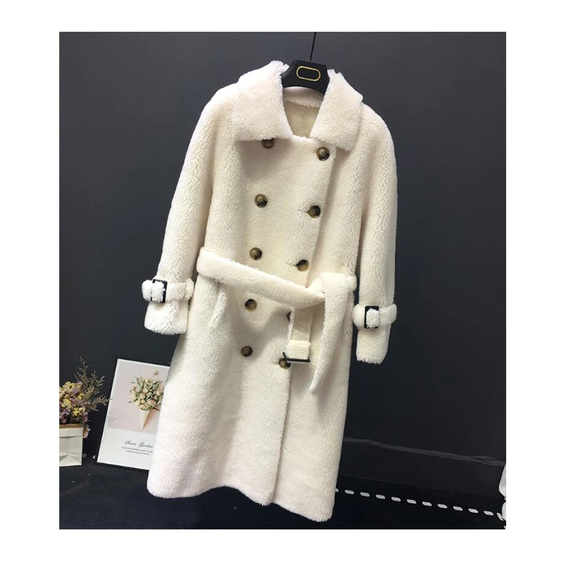 Шуба женская теплая большого размера из искусственного меха | Женская одежда