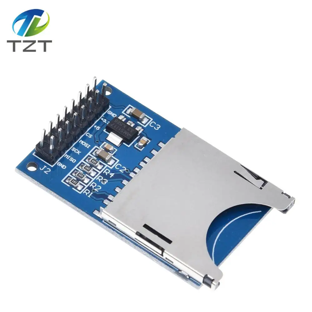 Модуль чтения и записи TZT для смарт-электроники модуль SD-карты считыватель
