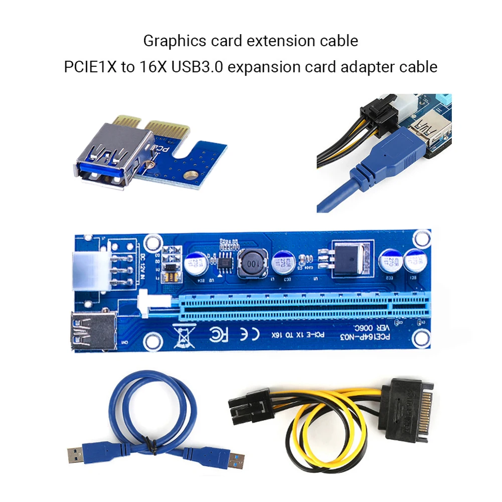 60 см usb 30 кабель pci e 006c ver006c pcie pci express 1x до 16x удлин
