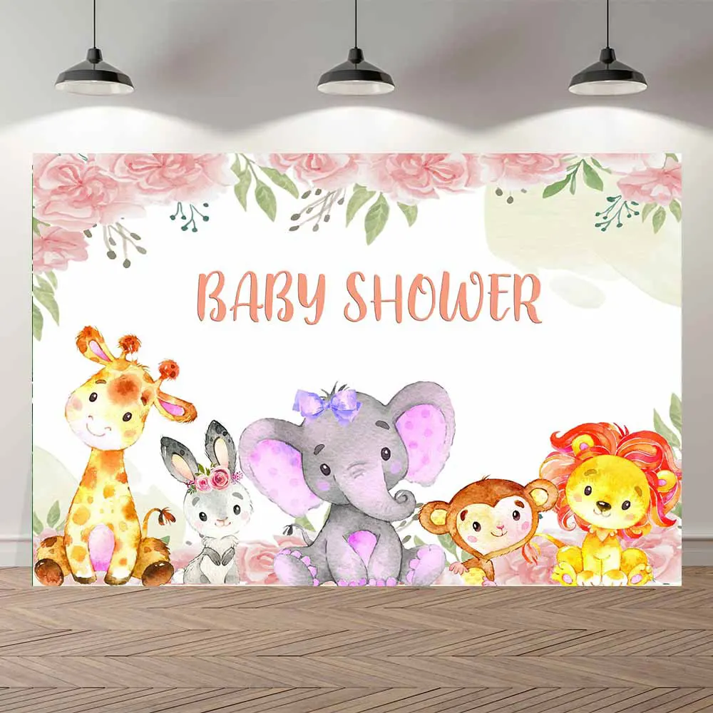 Фотофон thinvinyl для новорожденных с изображением леса вечеринки рождения в честь