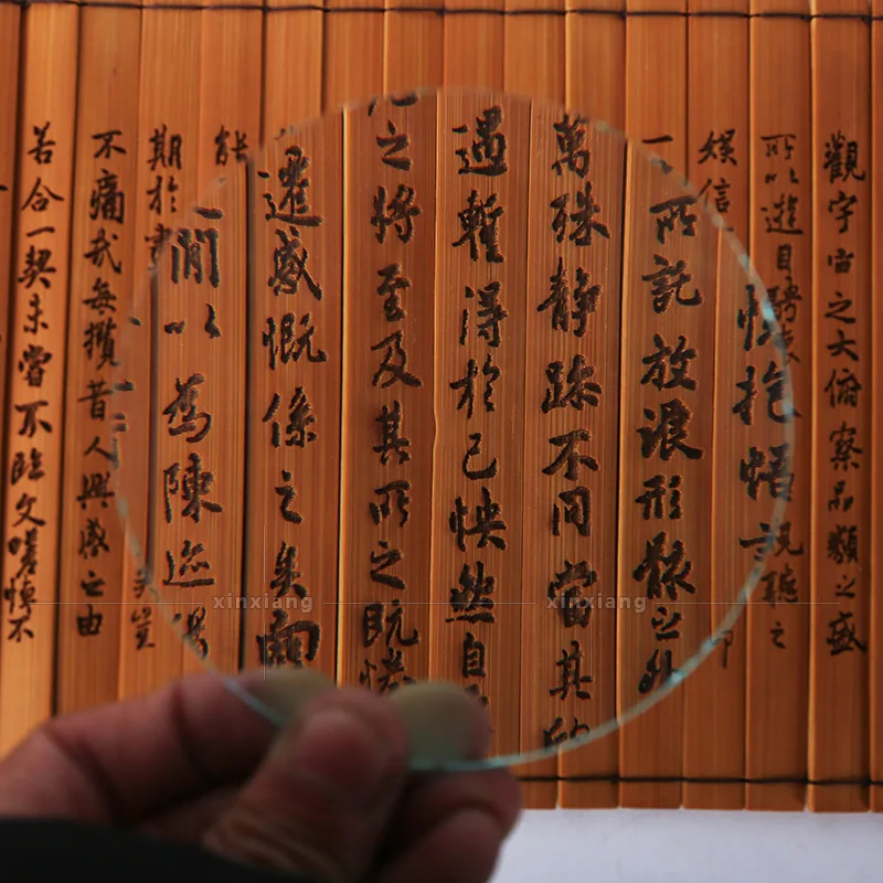 Двойная выпуклая настольная увеличительная линза 90 мм предназначенная для