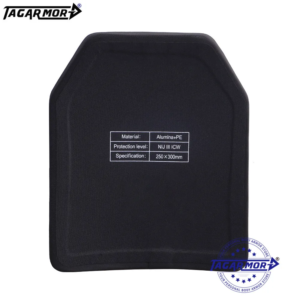 2pcs/lot Multi Curve NIJ III 3 ICW Bulletproof Ceramic Plates Police Tactical Bullet Proof Armor Plate for Vest | Безопасность и