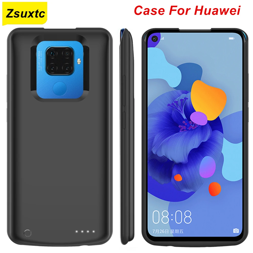 

For Huawei Nova 4 4E 5 5 Pro 5i 5i Pro 6 6 SE Battery Case Phone Stand Cover Smart Power Bank For Huawei Nova 6 SE Charger Case