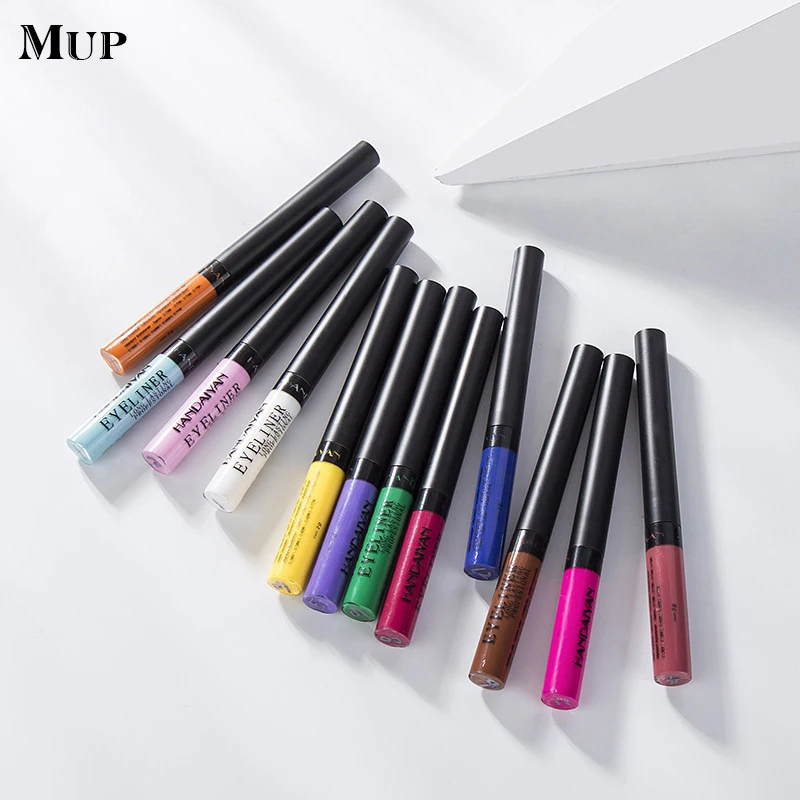 Жидкая подводка для глаз Cloroful водостойкая долговечная жидкая Гладкие