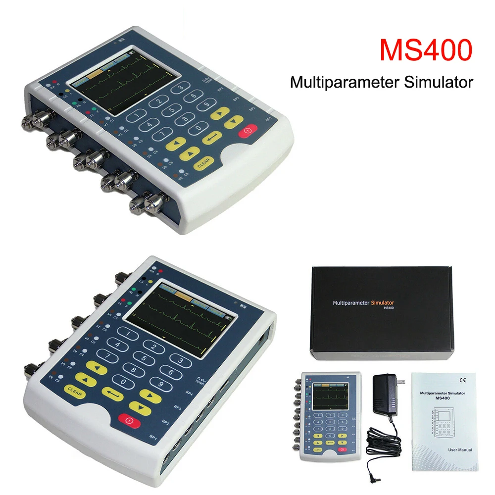 Портативный многопараметрический Симулятор пациента CONTEC MS400 с сенсорным экраном