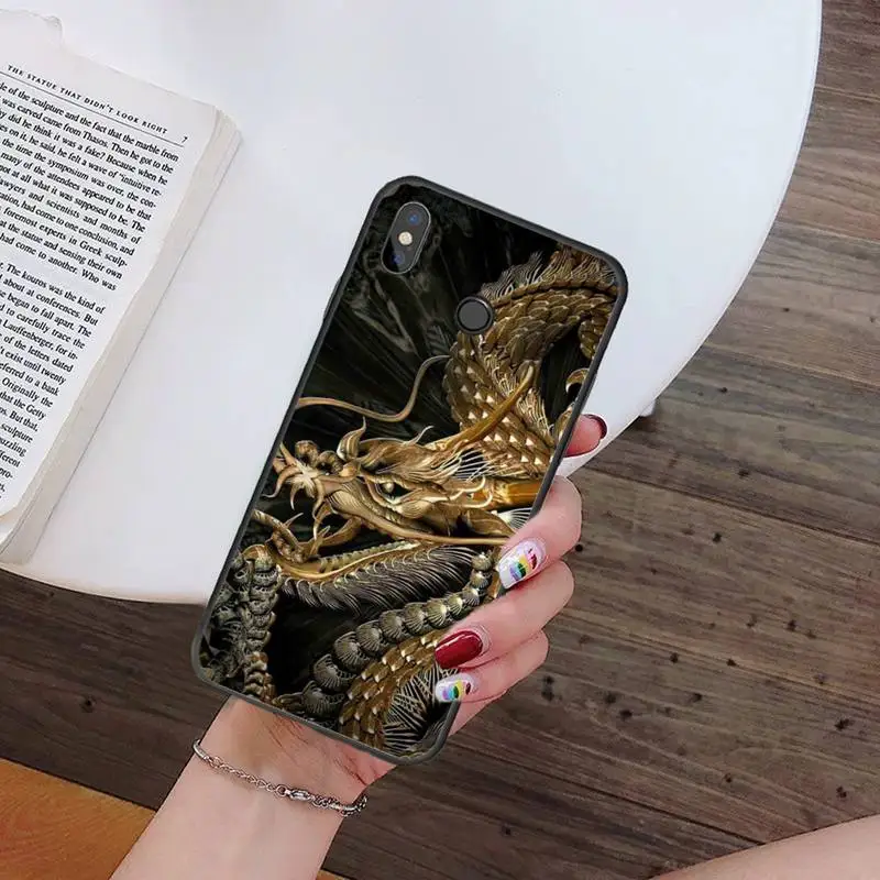 

Red Dragon Fashion Animal Phone Case For Xiaomi mi Redmi note 7 8t 9 9t 9s 8 10 10t 11 pro lite K20 max 3