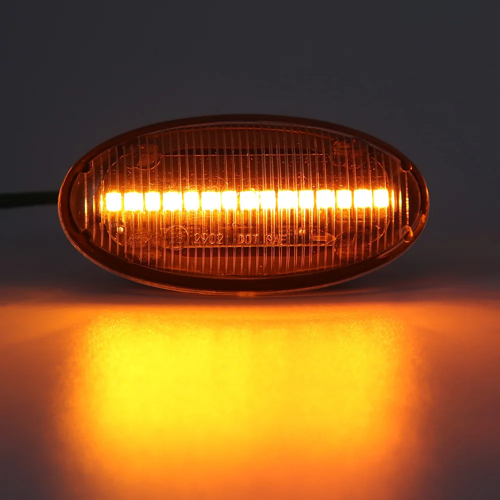 

Pair LED Side Marker Indicator Turn Signal Lamp Dynamic Repeater Sequential Blinker Lights For MAZDA 2 3 5 6 BT-50 MPV