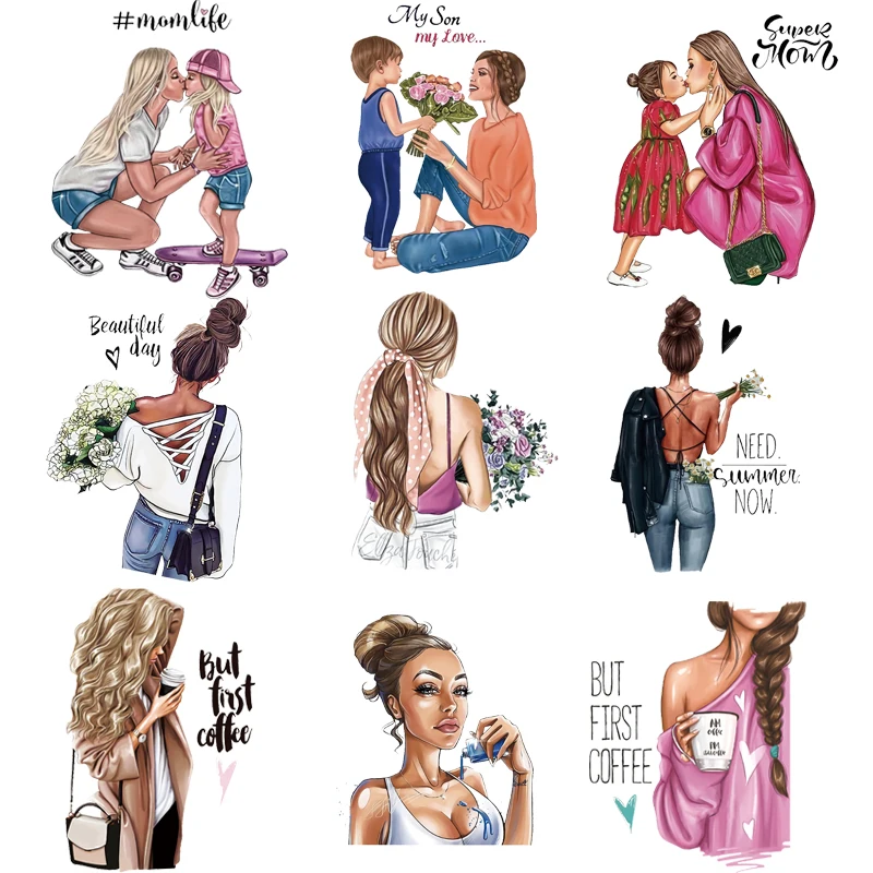 Нашивки для одежды термонаклейки мам и малышей футболки|Заплатки| |